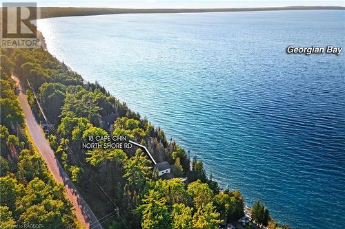 18 Cape Chin North Shore Road, North Bruce Peninsula, ON - Outdoor With Body Of Water With View