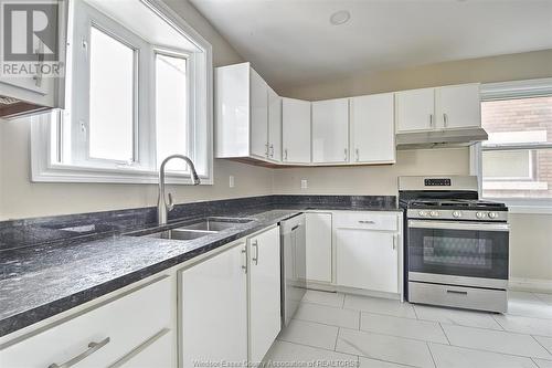 1112 Church, Windsor, ON - Indoor Photo Showing Kitchen With Double Sink