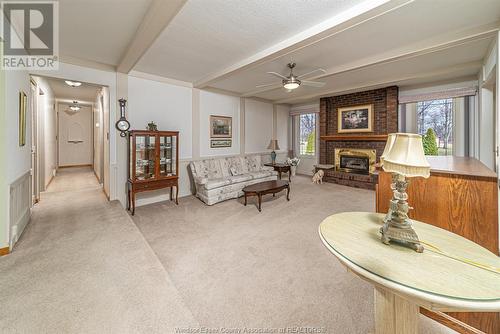 11610 Intersection Road, Tecumseh, ON - Indoor With Fireplace