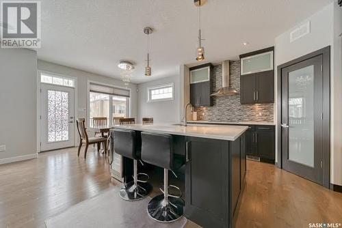3961 Sandhill Crescent, Regina, SK - Indoor Photo Showing Kitchen With Upgraded Kitchen