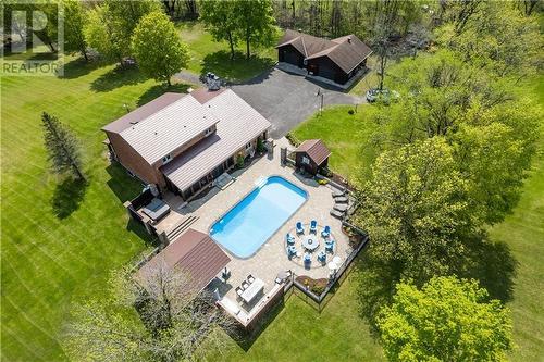 18521 County Road 19 Road, Cornwall, ON - Outdoor With In Ground Pool With View