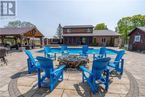 18521 County Road 19 Road, Cornwall, ON - Outdoor With In Ground Pool With Deck Patio Veranda