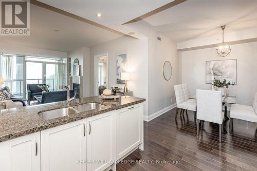 516 - 11 Bronte Road, Oakville, ON - Indoor Photo Showing Kitchen With Double Sink