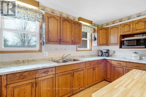 12599 Highway 41, Addington Highlands, ON - Indoor Photo Showing Kitchen With Double Sink