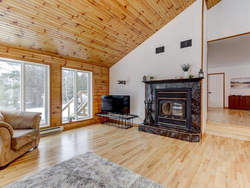 Living room - 34 Ch. Walker, Grenville-Sur-La-Rouge, QC - Indoor Photo Showing Living Room With Fireplace