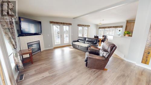 13052 Rose Prairie Road, Fort St. John, BC - Indoor Photo Showing Living Room With Fireplace