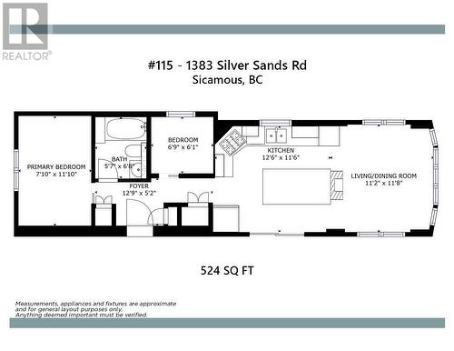 1383 Silver Sands Road Unit# 115, Sicamous, BC 