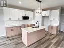 2946 Green Brook Road, Regina, SK  - Indoor Photo Showing Kitchen With Double Sink 