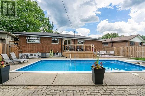6 Carousel Avenue, Hamilton, ON - Outdoor With In Ground Pool With Deck Patio Veranda