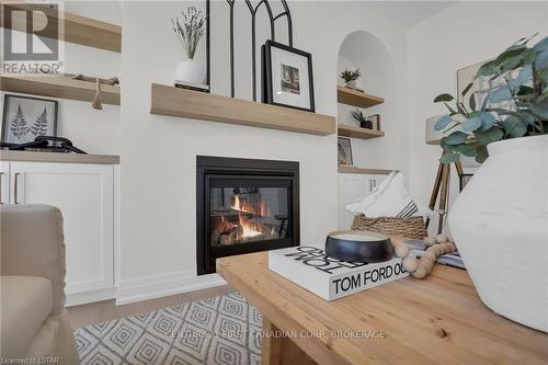 1890 Fountain Grass Drive, London, ON - Indoor With Fireplace