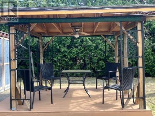 Enjoy the rear yard and gazebo - 14 Sandy Drive, Petawawa, ON - Outdoor With Deck Patio Veranda