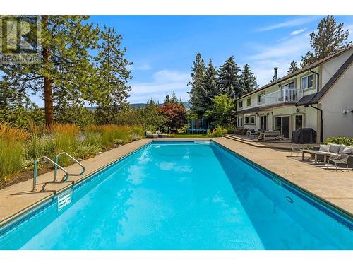 1234 Mission Ridge Road, Kelowna, BC - Outdoor With In Ground Pool With Deck Patio Veranda With Backyard