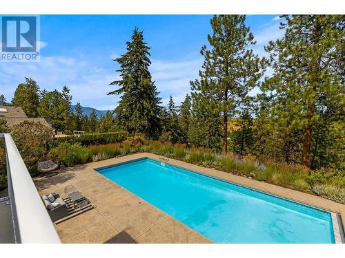1234 Mission Ridge Road, Kelowna, BC - Outdoor With In Ground Pool With Backyard