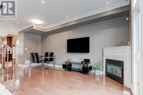 95B Finch Avenue W, Toronto, ON - Indoor Photo Showing Living Room With Fireplace