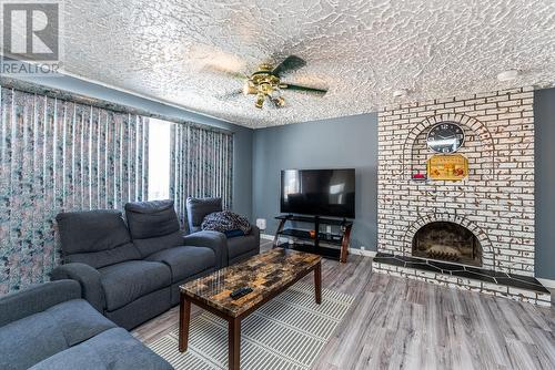 4203 Morgan Crescent, Prince George, BC - Indoor Photo Showing Living Room With Fireplace