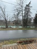 Winter canal view from front porch - 