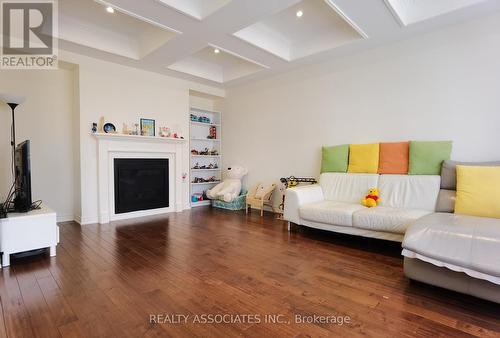 50 Strong Avenue, Vaughan, ON - Indoor Photo Showing Living Room With Fireplace