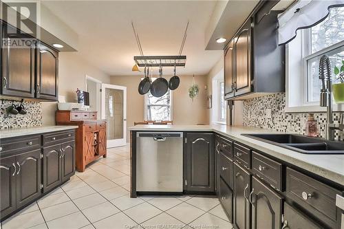 55 Weisner Rd, Lakeville, NB - Indoor Photo Showing Kitchen With Double Sink