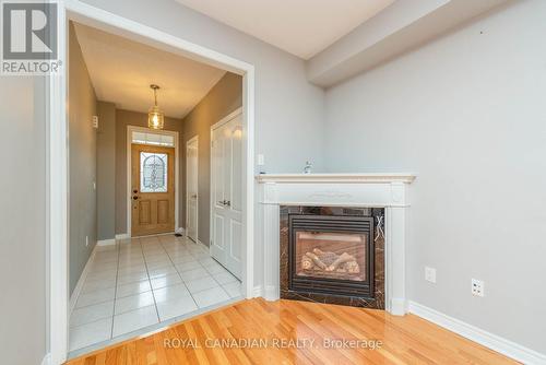 96 Clearfield Dr, Brampton, ON - Indoor Photo Showing Living Room With Fireplace