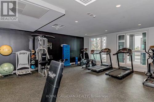 303 - 95 Dundas Street W, Oakville, ON - Indoor Photo Showing Gym Room