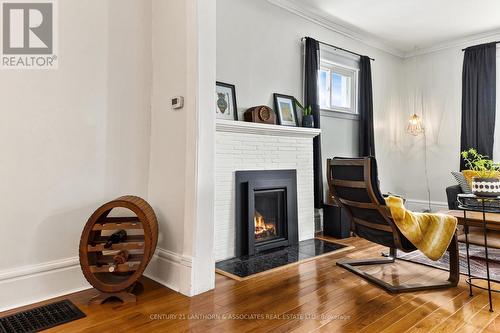 277 John St, Belleville, ON - Indoor Photo Showing Living Room With Fireplace