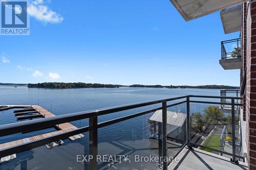 #319 -129B South St, Gananoque, ON - Outdoor With Body Of Water With Balcony With View