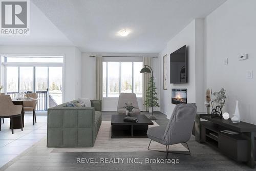 220 Ramblewood Drive, Wasaga Beach, ON - Indoor Photo Showing Living Room With Fireplace