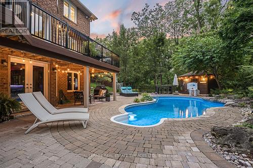 1522 Canada Crt, Oakville, ON - Outdoor With In Ground Pool With Deck Patio Veranda