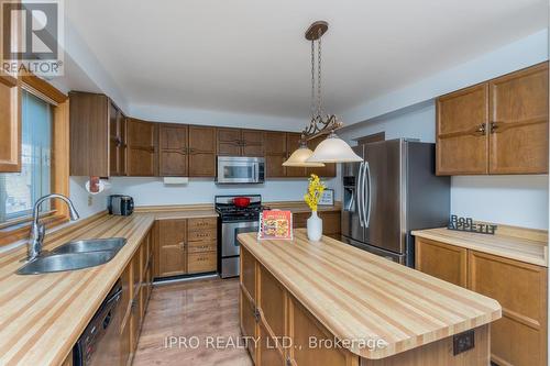 81 Barr Cres, Brampton, ON - Indoor Photo Showing Kitchen With Double Sink