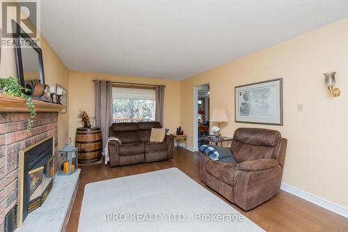 81 Barr Cres, Brampton, ON - Indoor Photo Showing Living Room With Fireplace