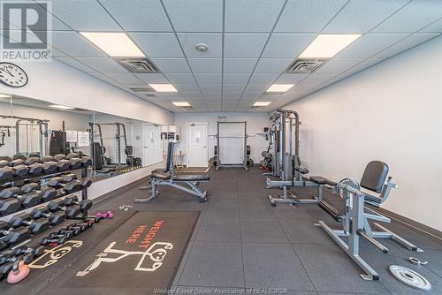 1225 Riverside Drive West Unit# 508, Windsor, ON - Indoor Photo Showing Gym Room