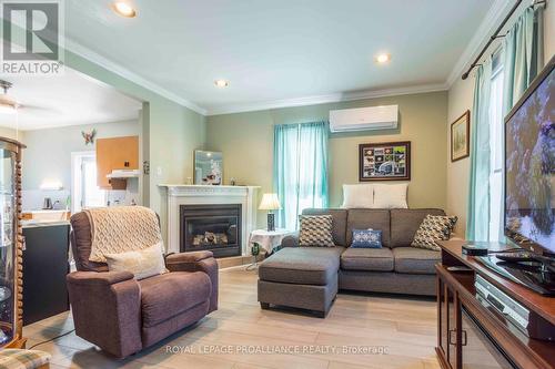 13 South Trent Street, Quinte West, ON - Indoor Photo Showing Living Room With Fireplace
