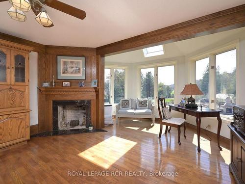 307466 Hockley Rd, Mono, ON - Indoor With Fireplace