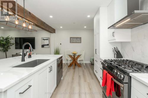 51 Delmar Dr, Hamilton, ON - Indoor Photo Showing Kitchen With Upgraded Kitchen