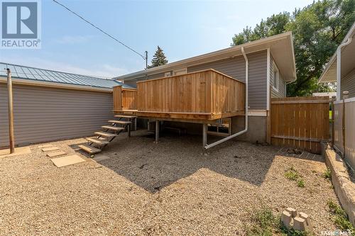 830 Vaughan Street W, Moose Jaw, SK - Outdoor With Deck Patio Veranda With Exterior