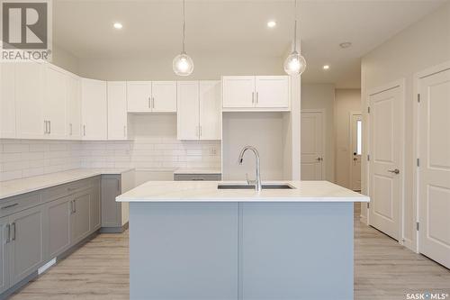 26 625 Dagnone Crescent, Saskatoon, SK - Indoor Photo Showing Kitchen With Upgraded Kitchen