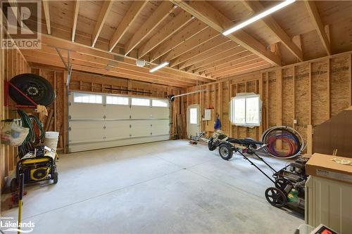 3946 East Shore Road, Coldwater, ON - Indoor Photo Showing Garage