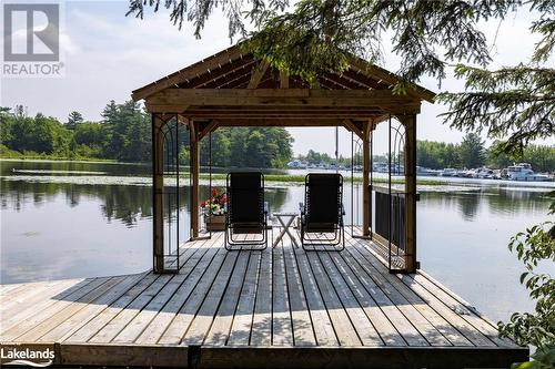 49 Mintens Lane E, Port Severn, ON - Outdoor With Body Of Water With Deck Patio Veranda