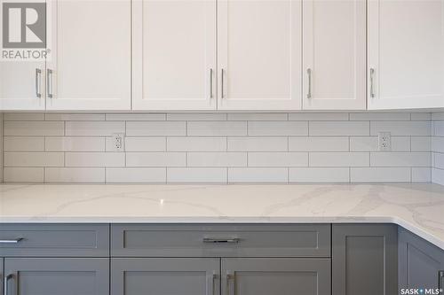 24 625 Dagnone Crescent, Saskatoon, SK - Indoor Photo Showing Kitchen With Upgraded Kitchen