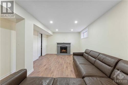 222 Allgrove Way, Ottawa, ON - Indoor With Fireplace