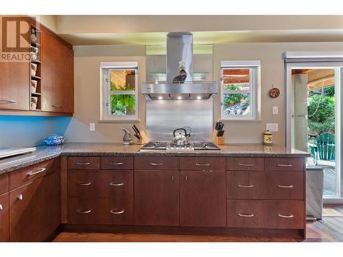 3988 Finnerty Road, Penticton, BC - Indoor Photo Showing Kitchen With Double Sink
