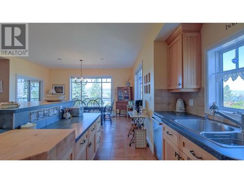 2755 Winifred Road, Naramata, BC - Indoor Photo Showing Kitchen With Double Sink