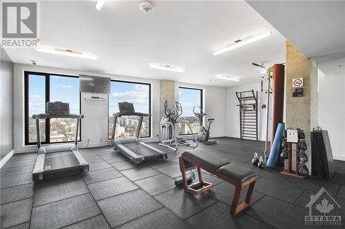 Amenities - Fully equipped Gym - 20 Daly Avenue Unit#1806, Ottawa, ON - Indoor Photo Showing Gym Room