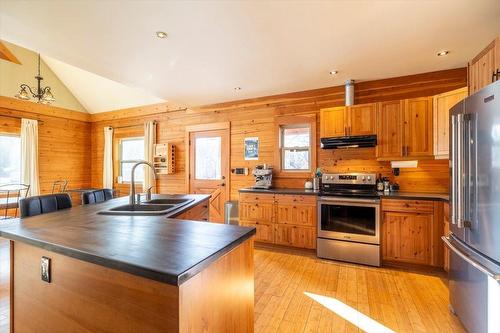 9115 Main Street, Elko, BC - Indoor Photo Showing Kitchen With Stainless Steel Kitchen