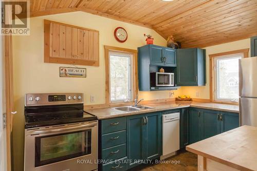 1212 Sauble Falls Rd, South Bruce Peninsula, ON - Indoor Photo Showing Kitchen With Double Sink