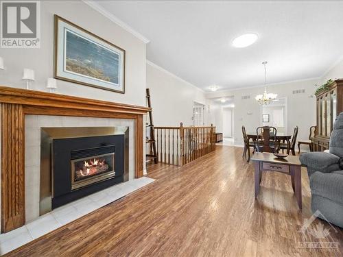13 Dunedin Lane, Stittsville, ON - Indoor Photo Showing Living Room With Fireplace