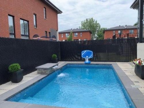Backyard - 9270 Rue De Limoilou, Montréal (Mercier/Hochelaga-Maisonneuve), QC - Outdoor With In Ground Pool