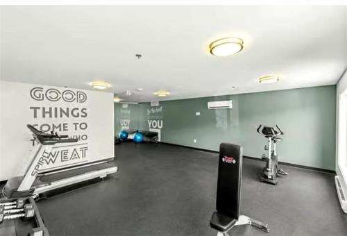 116 155 Peguis Street, Winnipeg, MB - Indoor Photo Showing Gym Room