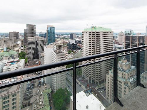 Balcony - 3307-1188 Av. Union, Montréal (Ville-Marie), QC - Outdoor With Balcony With View