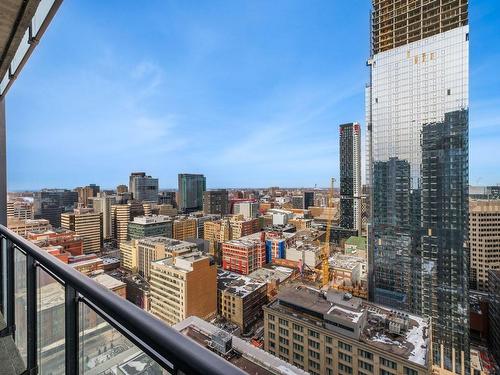 Balcony - 3307-1188 Av. Union, Montréal (Ville-Marie), QC - Outdoor With Balcony With View